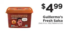 ShopRite Guillermo’s Fresh Salsa offer