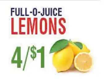 Circus Fruits FULL-O-JUICE LEMONS offer