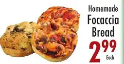 Garden Fresh Market Homemade Focaccia Bread offer
