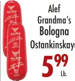 Garden Fresh Market Alef Grandma's Bologna offer