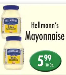 Garden Fresh Market Hellmann's Mayonnaise offer