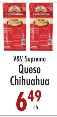 Garden Fresh Market V&V Supremo Queso Chihuahua offer