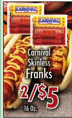 Garden Fresh Market Carnival Skinless Franks offer