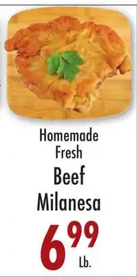 Garden Fresh Market Homemade Fresh Beef Milanesa offer