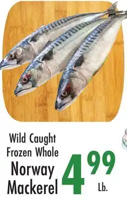 Garden Fresh Market Wild Caught Frozen Whole Norway Mackerel offer