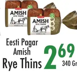 Garden Fresh Market Eesti Pagar Amish Rye Thins offer