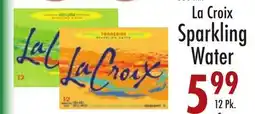 Garden Fresh Market La Croix Sparkling Water offer