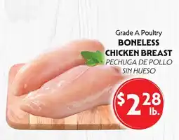 La Chiquita Food Market Grade A Poultry BONELESS CHICKEN BREAST offer