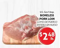 La Chiquita Food Market U.S. Gov't Insp. BONELESS PORK LOIN offer