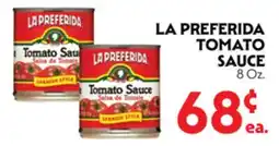 La Chiquita Food Market LA PREFERIDA TOMATO SAUCE offer