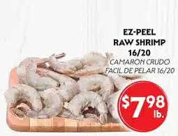 La Chiquita Food Market EZ-PEEL RAW SHRIMP 16/20 offer
