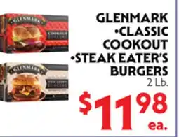 La Chiquita Food Market GLENMARK CLASSIC COOKOUT • STEAK EATER'S BURGERS offer