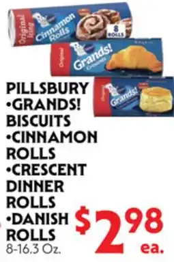 La Chiquita Food Market PILLSBURY •GRANDS! BISCUITS •CINNAMON ROLLS •CRESCENT DINNER ROLLS •DANISH ROLLS offer