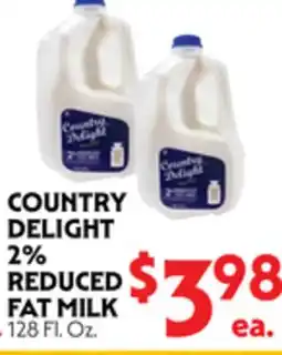 La Chiquita Food Market COUNTRY DELIGHT 2% REDUCED FAT MILK offer