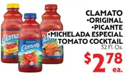 La Chiquita Food Market CLAMATO ORIGINAL • PICANTE • MICHELADA ESPECIAL offer