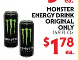 La Chiquita Food Market MONSTER ENERGY DRINK ORIGINAL ONLY offer