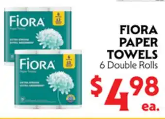 La Chiquita Food Market FIORA PAPER TOWELS offer