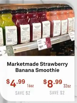 Standard Market Marketmade Strawberry Banana Smoothie offer