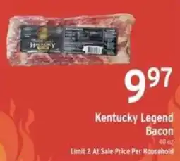 Brookshire's Kentucky Legend Bacon offer