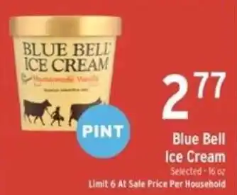 Brookshire's Blue Bell Ice Cream offer