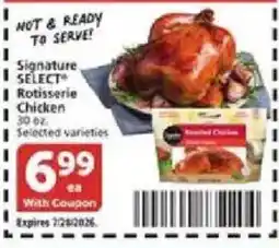 Vons Signature Select Rotisserie Chicken offer
