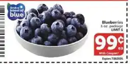 Vons Blueberries offer