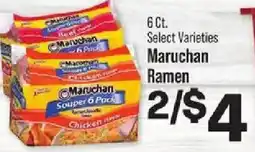 IGA Maruchan Ramen offer