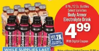 IGA Body Armor Electrolyte Drink offer