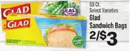 IGA Glad sandwich bags offer