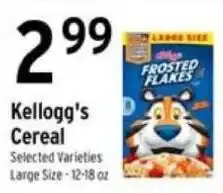 Brookshire's Kellogg's Cereal offer