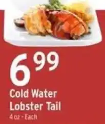 Brookshire's Cold Water Lobster Tail offer