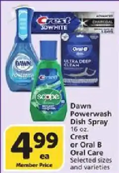 Vons Dawn Powerwash Dish Spray offer