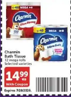 Vons Charmin Bath Tissue offer