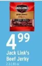 Brookshire's Jack Link's Beef Jerky offer