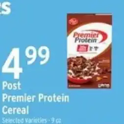 Brookshire's Post Premier Protein Cereal offer