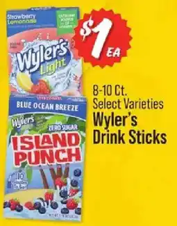 IGA Wyler's drink sticks offer