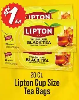 IGA Lipton cup size tea bags offer