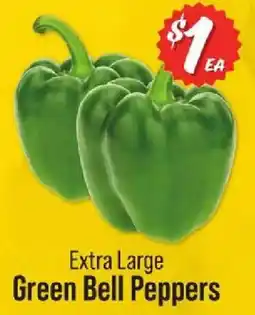 IGA Extra Large Green Bell Peppers offer