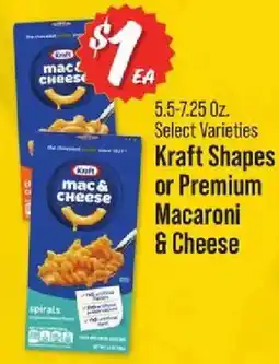 IGA Kraft Shapes or Premium Macaroni & Cheese offer