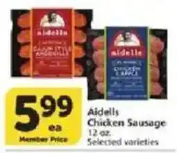 Vons Aidells Chicken Sausage offer