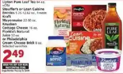 Vons Lipton Pure Leaf Tea offer