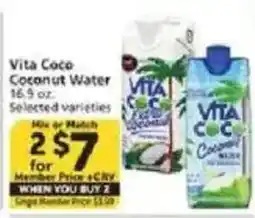Vons Vita Coco Coconut Water offer