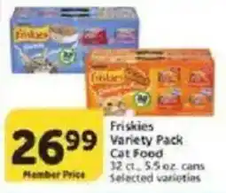 Vons Friskies Variety Pack Cat Food offer