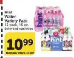 Vons Hint Water Variety Pack offer