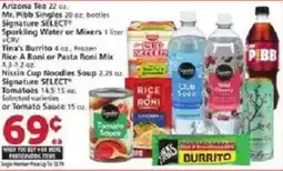 Vons Arizona Tea Singles offer