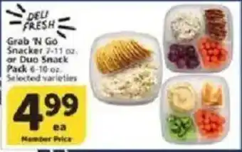 Vons Grab N Go Snacker or Duo Snack Pack offer