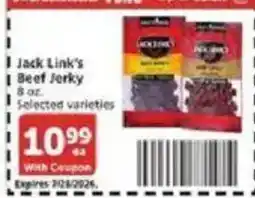 Vons Jack Link's Beef Jerky offer