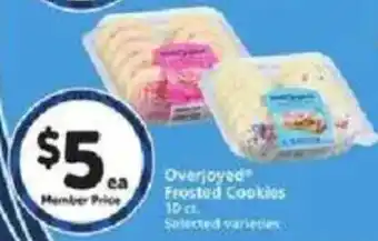 Vons Overjoyed Frosted Cookies offer