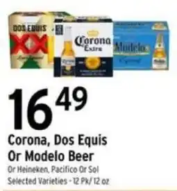 Brookshire's Corona, Dos Equis Or Modelo Beer offer