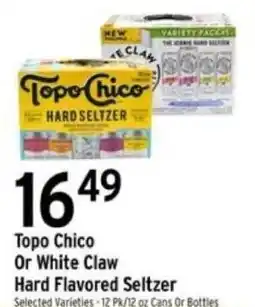 Brookshire's Topo Chico Or White Claw Hard Flavored Seltzer offer